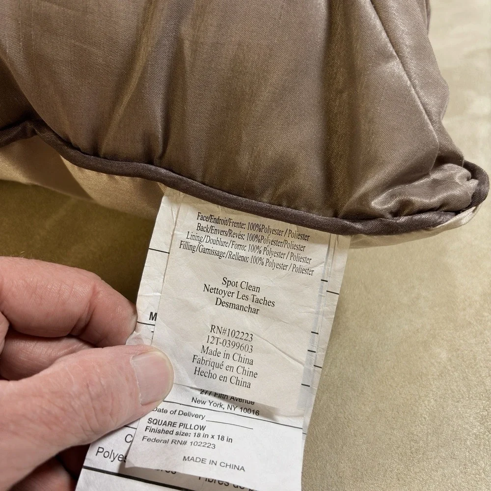 Victoria Classic Mix Pillow and Rectangle Pillow Set of Two New No Tag (217)